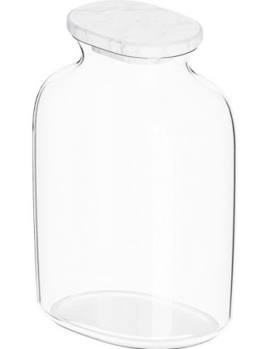 JARRA DE CRISTAL TRANSPARENTE