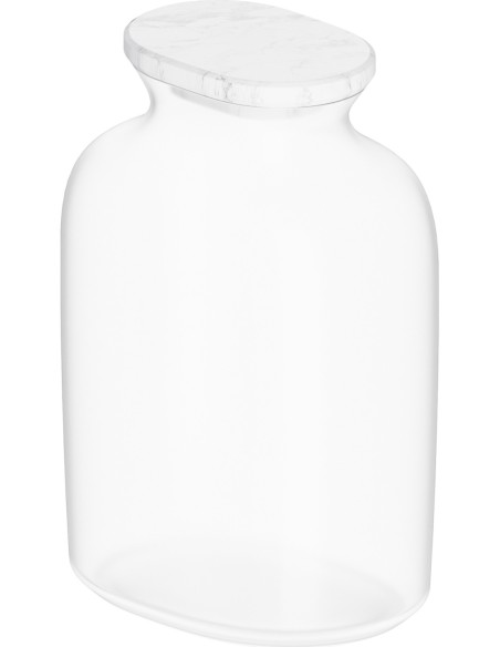 JARRA DE CRISTAL GLASEADO