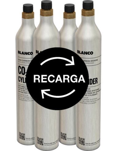 Recarga Pack de 4 botellas de CO2